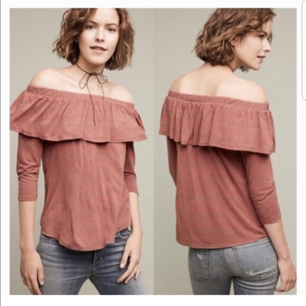 Anthropologie Dolan Charla Off-The-Shoulder Top S